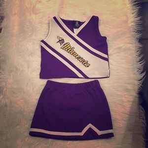 Minnesota Vikings Toddler Cheerleaders Outfit 💜💛